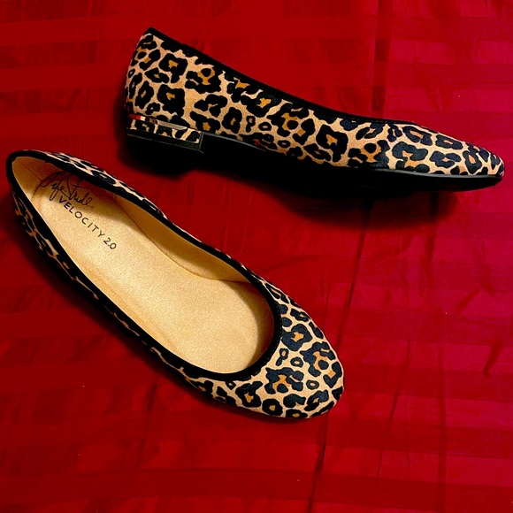 Life Stride Shoes - Life Stride Leopard Ballet Flats